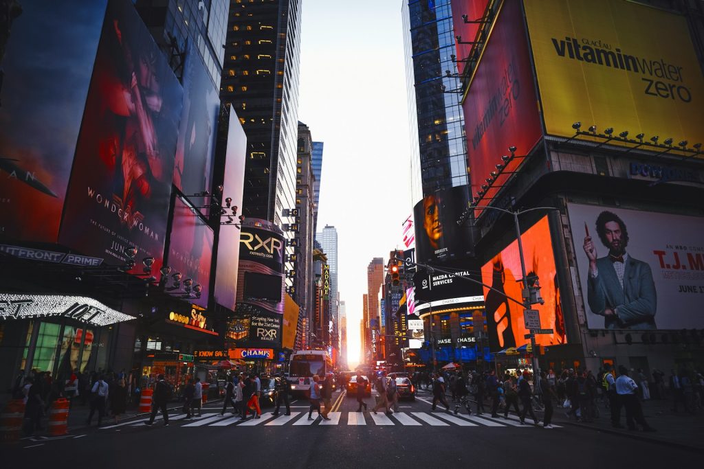 Time Square, New York during daytime